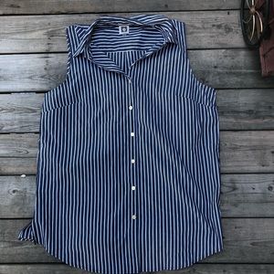 Anne Klein Sleeveless Strip Top